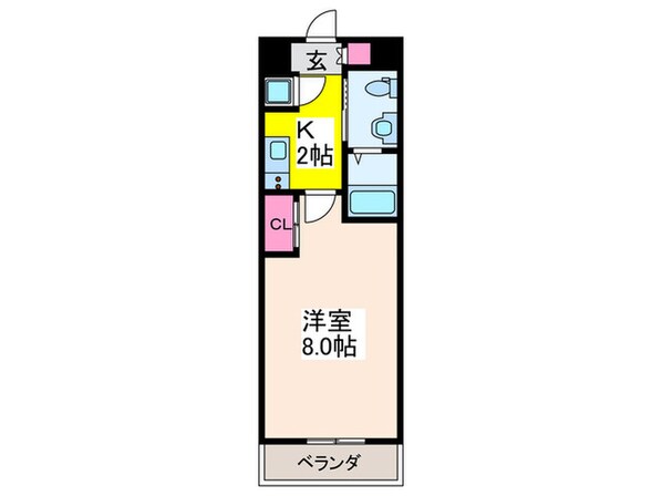 ﾃﾞｨﾅｽﾃｨ東大阪ｾﾝﾀｰﾌｨｰﾙﾄﾞの物件間取画像